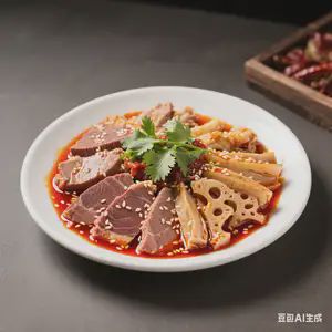 Hladne govedje plocice u ljutom ulju (Fuqi feipian)