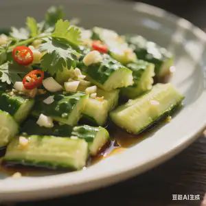 Zgnjeceni krastavci sa belim lukom